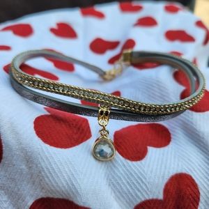 Double Choker Rhinestone Necklace *GG